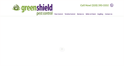 Desktop Screenshot of greenshield-pest.com