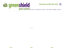 Tablet Screenshot of greenshield-pest.com